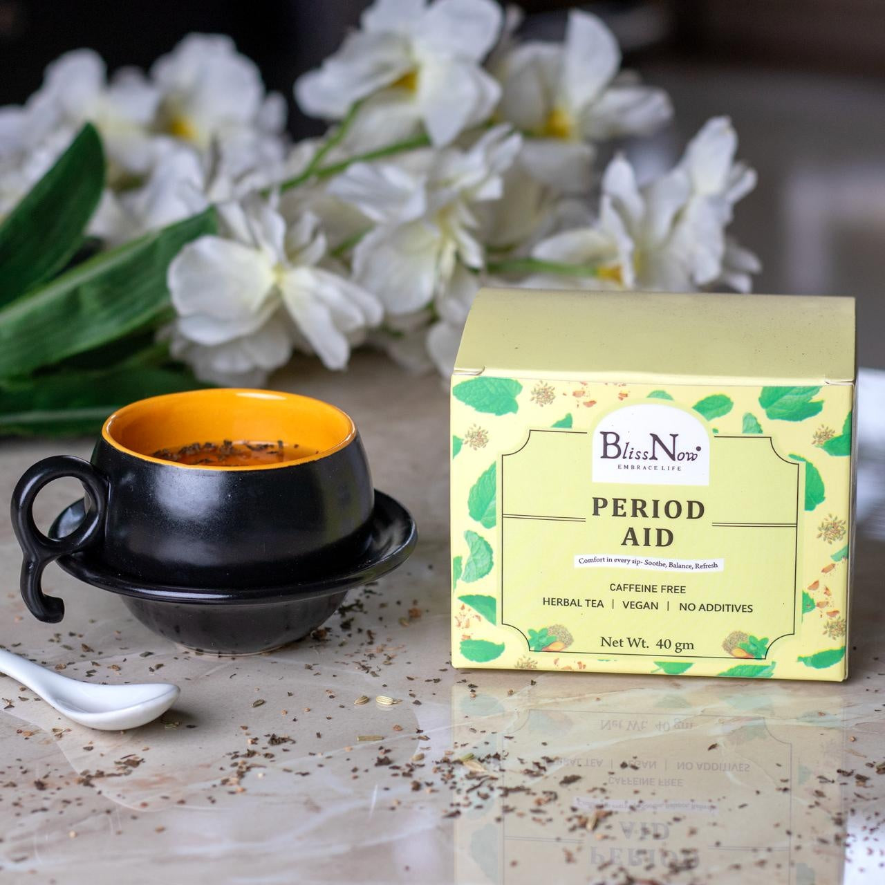 Blissnow PeriodAid_ healthy lifestyle, detox tea, infusion, clear skin, detox bosy, morning freshness, wellness , weight loss