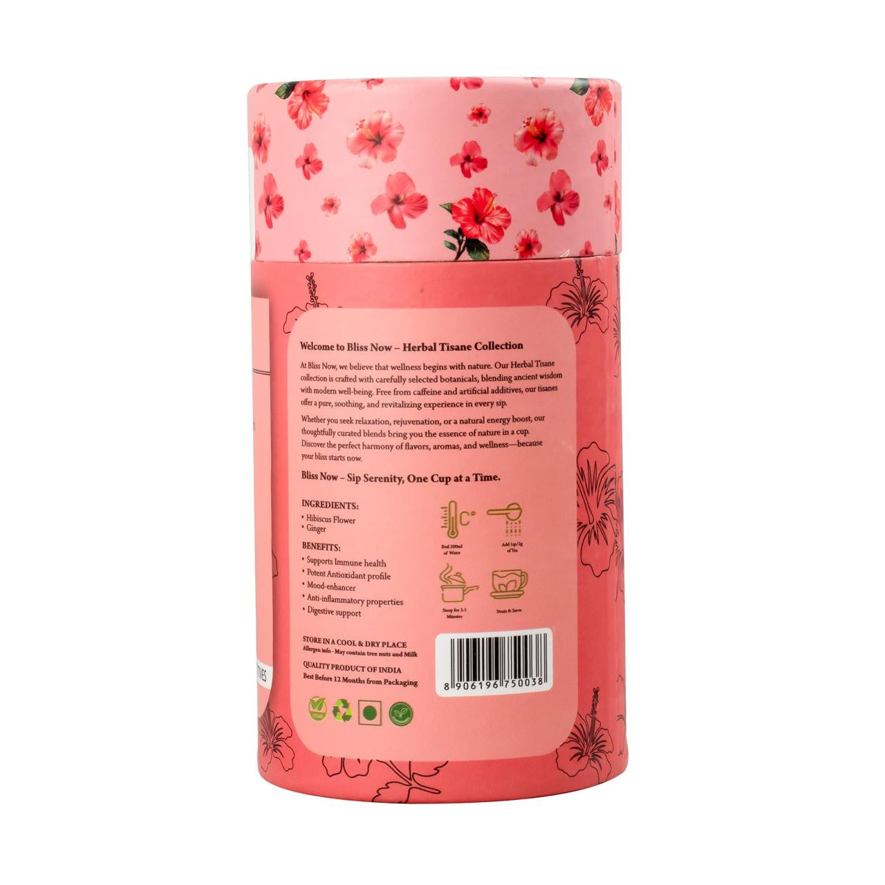 Blissnow , Hibiscus  ginger, healthy drink, tea, Herbal tea , Herbal infusion , clear skin, detox body,  wellness, blissnow.in  100% natural 