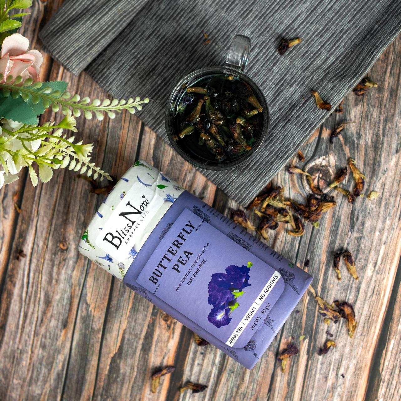 Butterfly pea , herbal tea , herbal infusion, tea  leafs 100% natural, healthy , clear skin, detox body , detox skin , healthy and testly , tea loose leaf