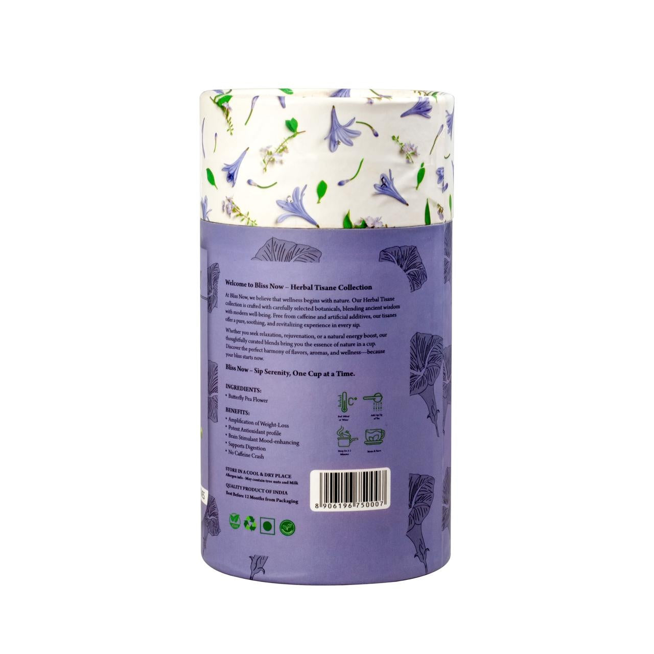 Butterfly pea , herbal tea , herbal infusion, tea  leafs 100% natural, healthy , clear skin, detox body , detox skin , healthy and testly , tea loose leaf