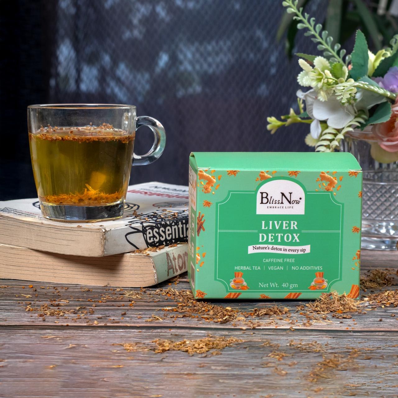 Blissnow , Liver detox , healthy drink, tea, Herbal tea , Herbal infusion , clear skin, detox body,  wellness, blissnow.in  100% natural  healthy liver 