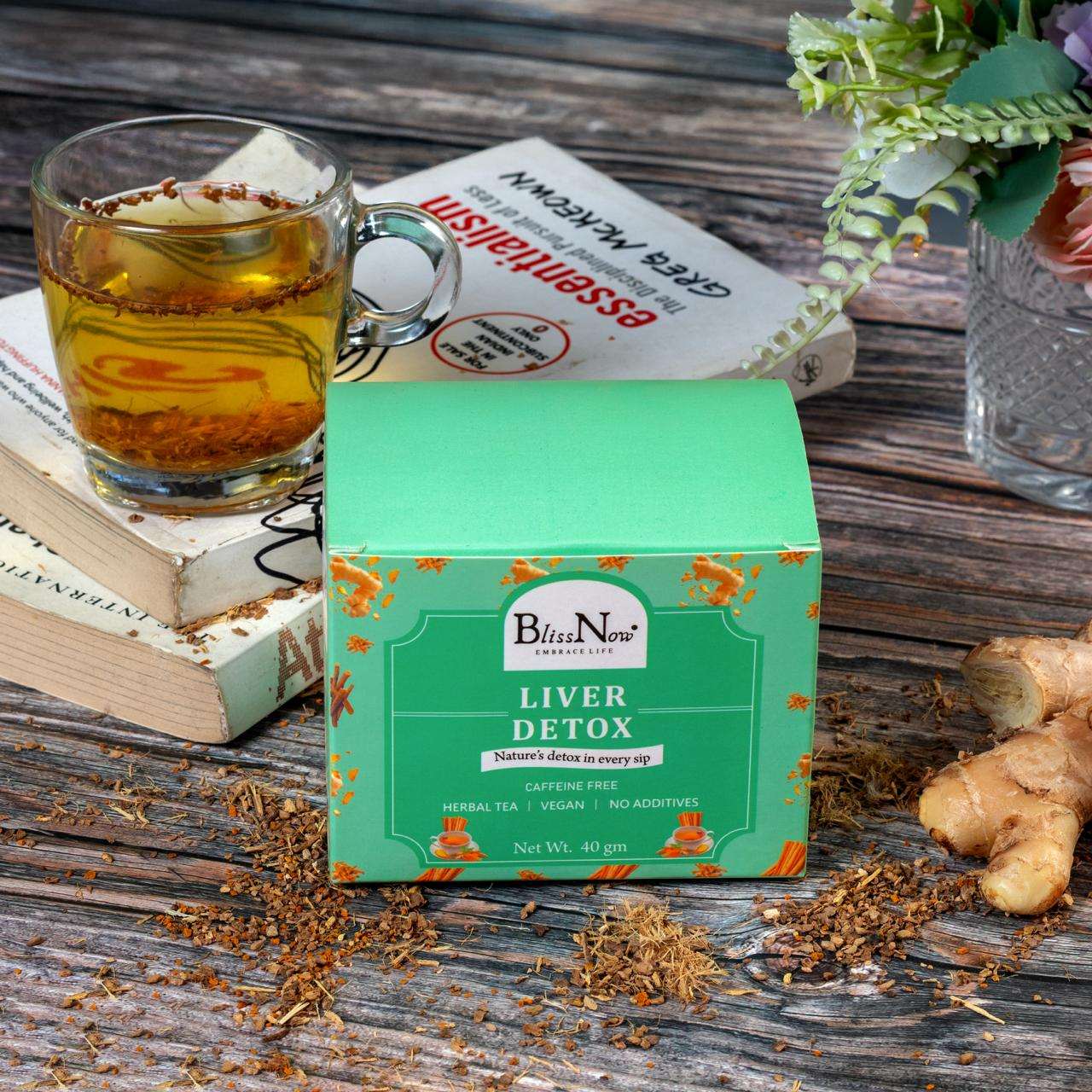 Blissnow , Liver detox  healthy drink, tea, Herbal tea , Herbal infusion , clear skin, detox body,  wellness, blissnow.in  100% natural 