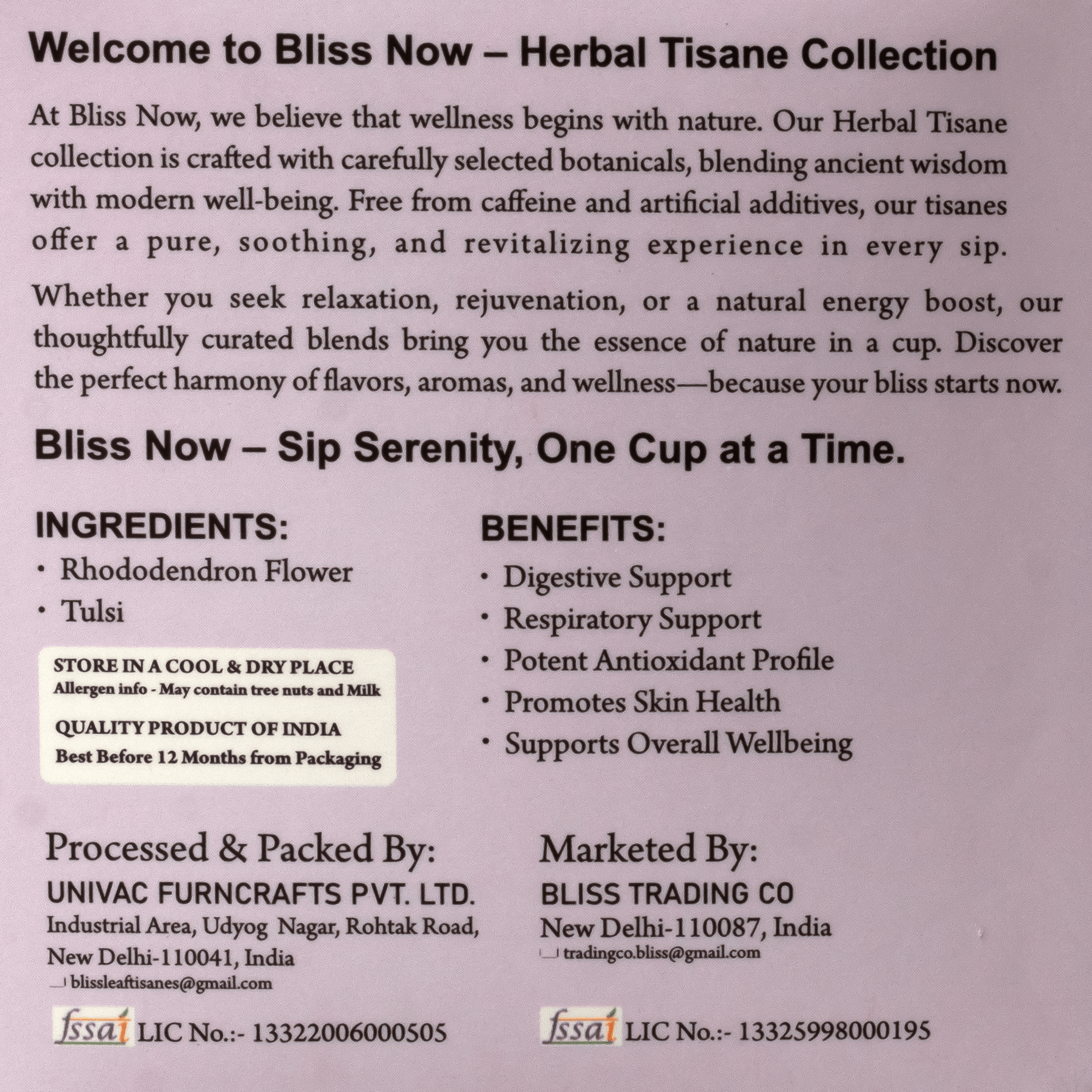 Rhododendron & Tulsi