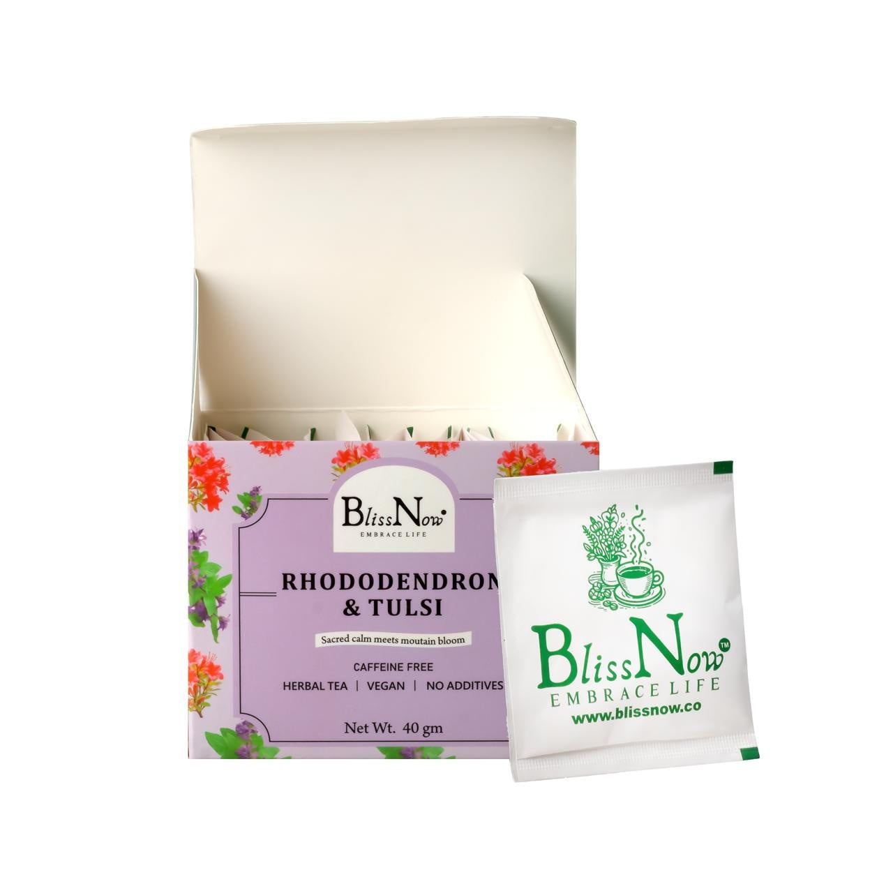 Blissnow.in,Rhododendron_Tulsi_ skin detox, health and wellness, clear skin, tasty, Herbal detox, herbal tea, Herbal infusion, Blissnow, 