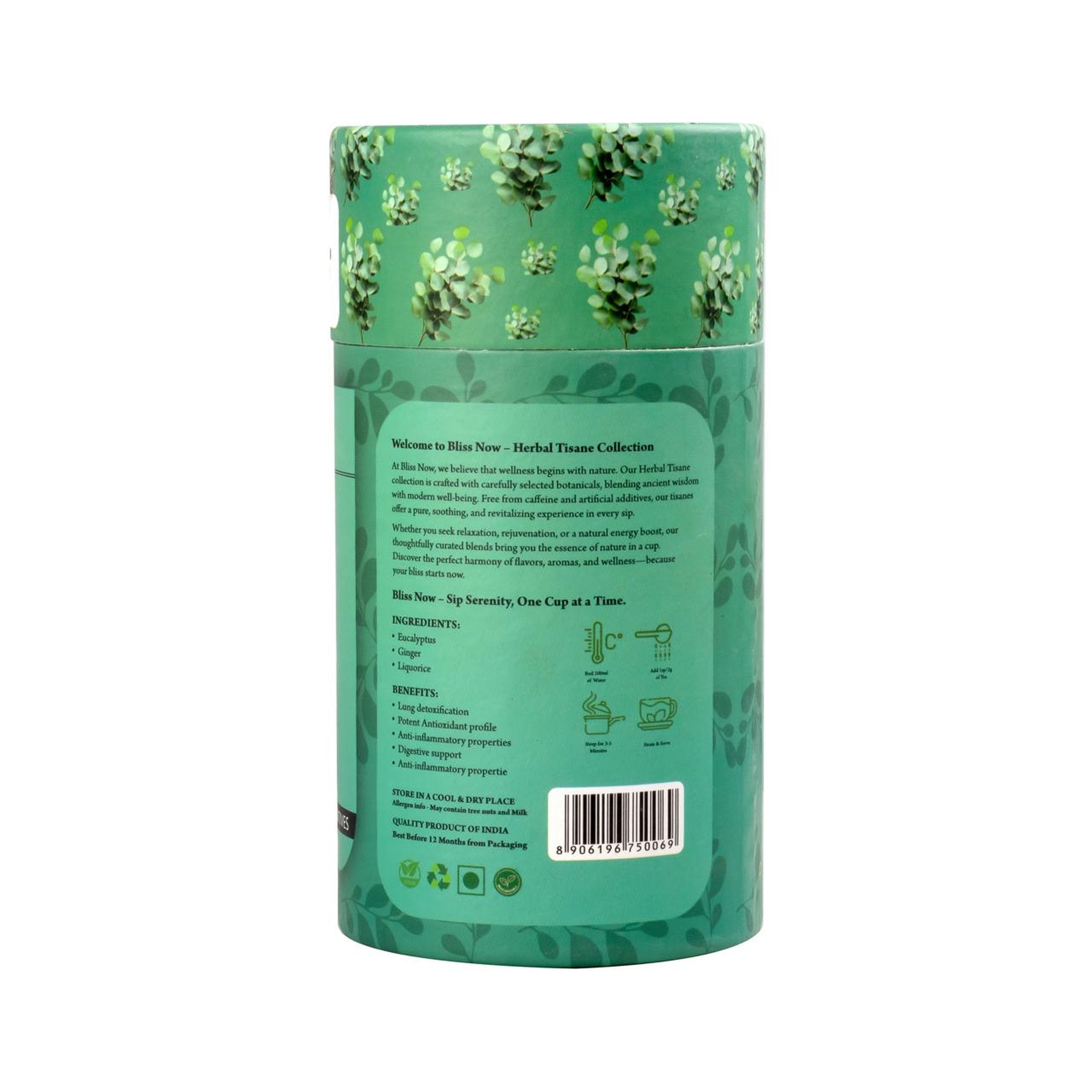 Blissnow , Lung detox , Healthy drink, tea, Herbal tea , Herbal infusion , clear skin, detox body,  wellness, blissnow.in  100% natural 