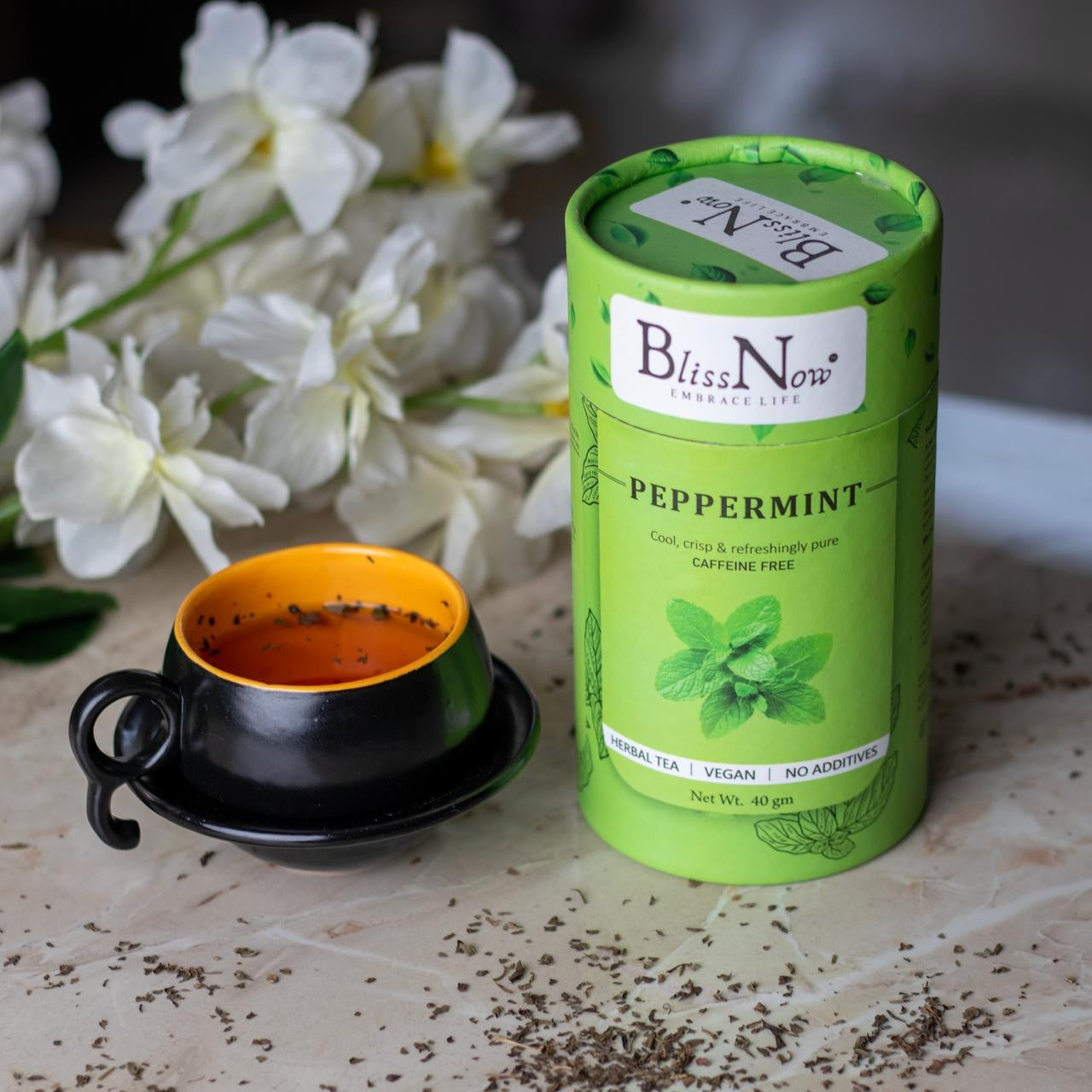 Blissnow , peppermint  , Healthy drink, tea, Herbal tea , Herbal infusion , clear skin, detox body,  wellness, blissnow.in  100% natural peppermint body detox