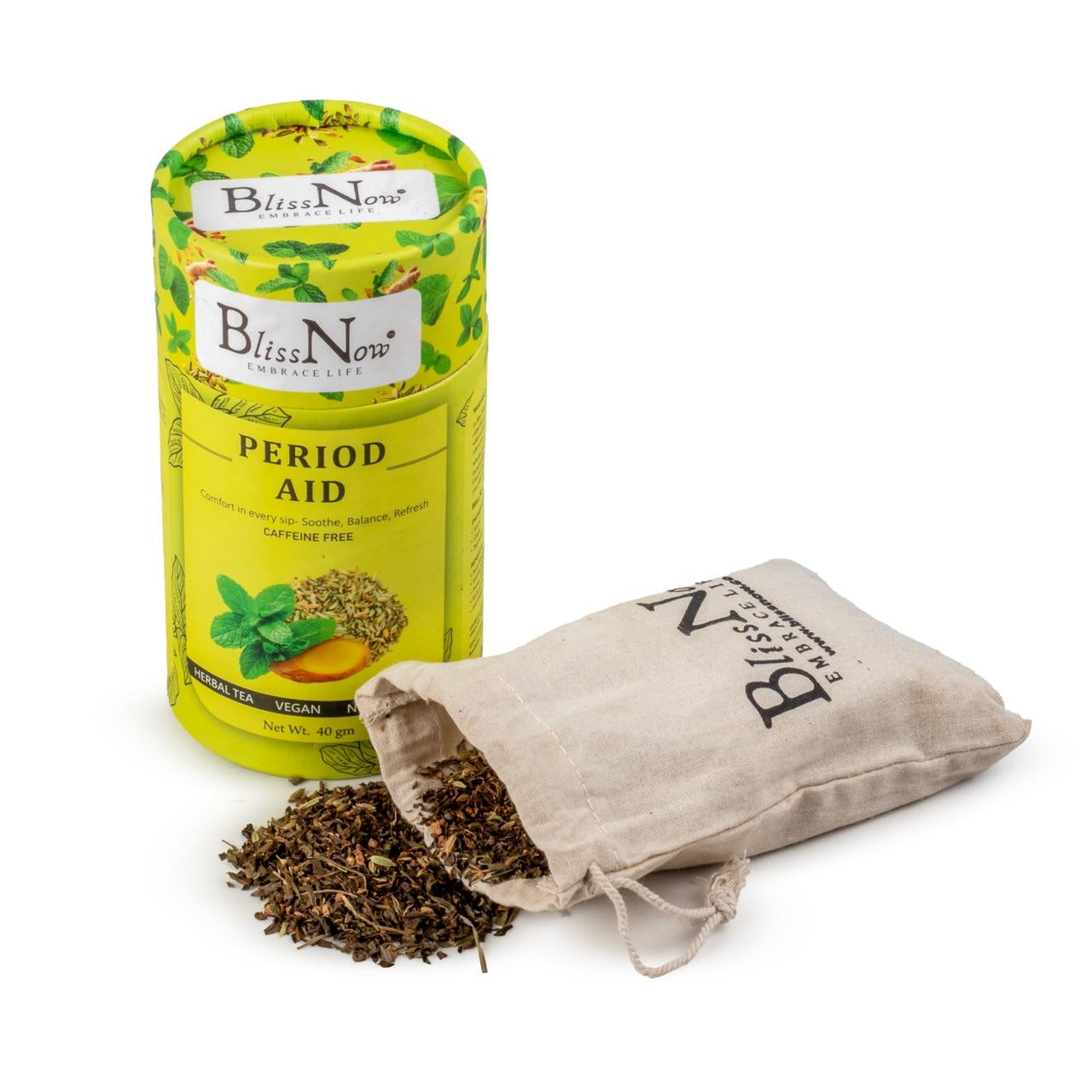Blissnow PeriodAid_ healthy lifestyle, detox tea, infusion, clear skin, detox bosy, morning freshness, wellness , weight loss , loose leaf tea