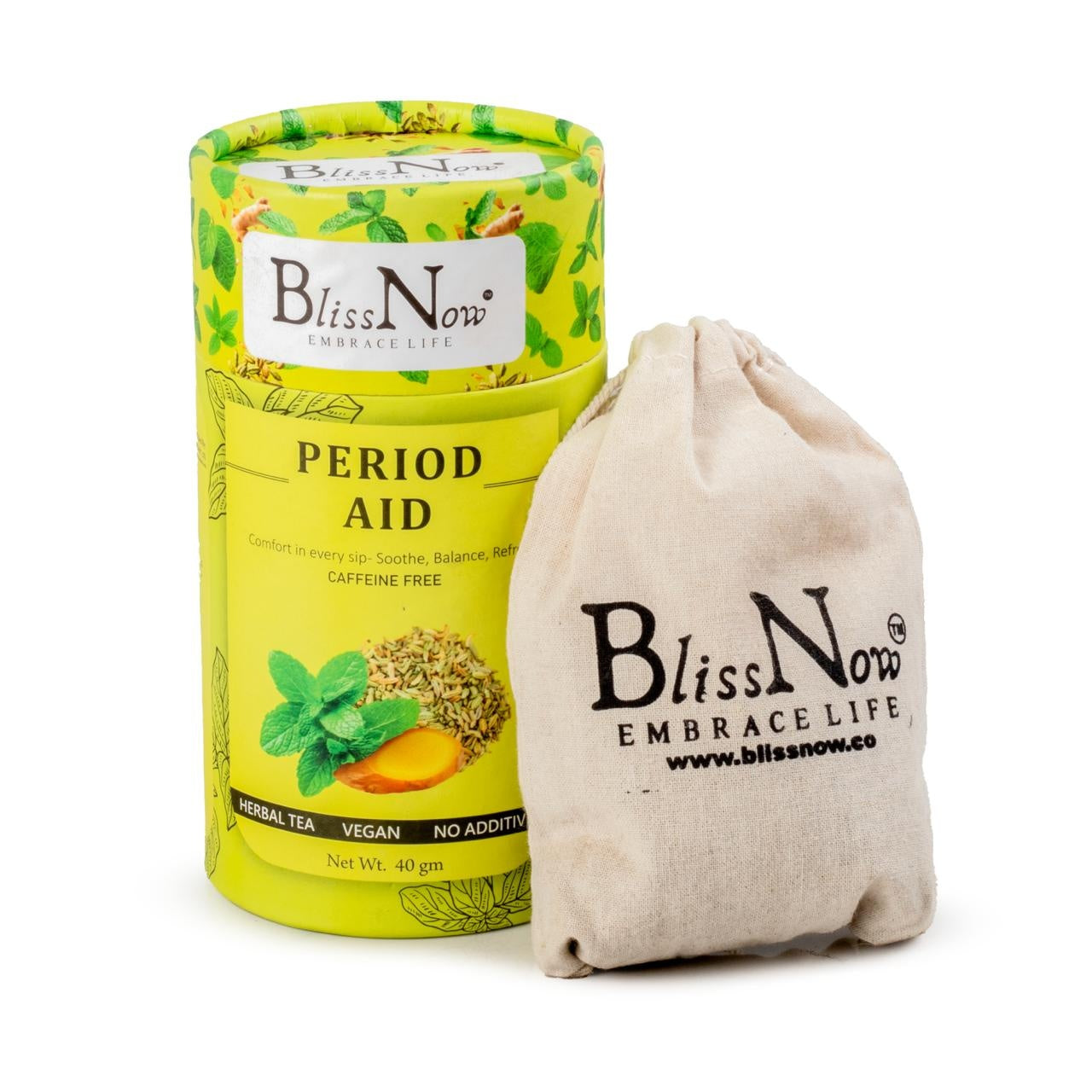 Blissnow PeriodAid_ healthy lifestyle, detox tea, infusion, clear skin, detox bosy, morning freshness, wellness , weight loss , loose leaf tea
